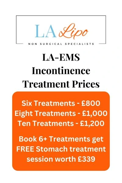 LA-EMS Incontinence Treatment Prices Ruislip