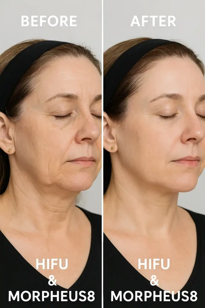 HIFU & Morpheus8 treatment results Ruislip - book in today!