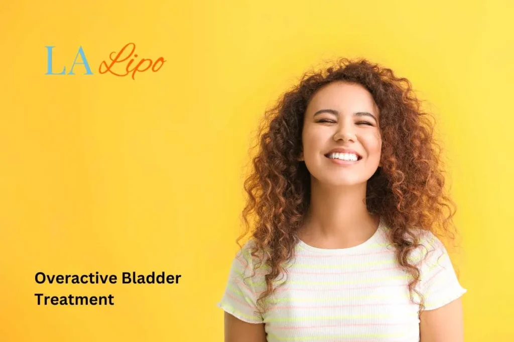 woman smiling about overactive bladder treatment Ruislip solutions