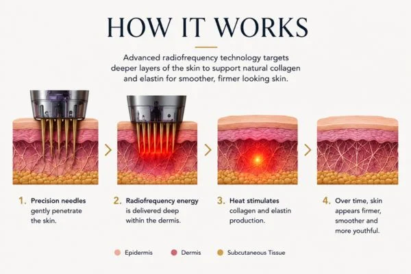 Diagram of how Collagen Lift Therapy Ruislip works