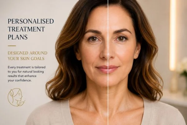 Before and after results of Collagen Lift Therapy Ruislip